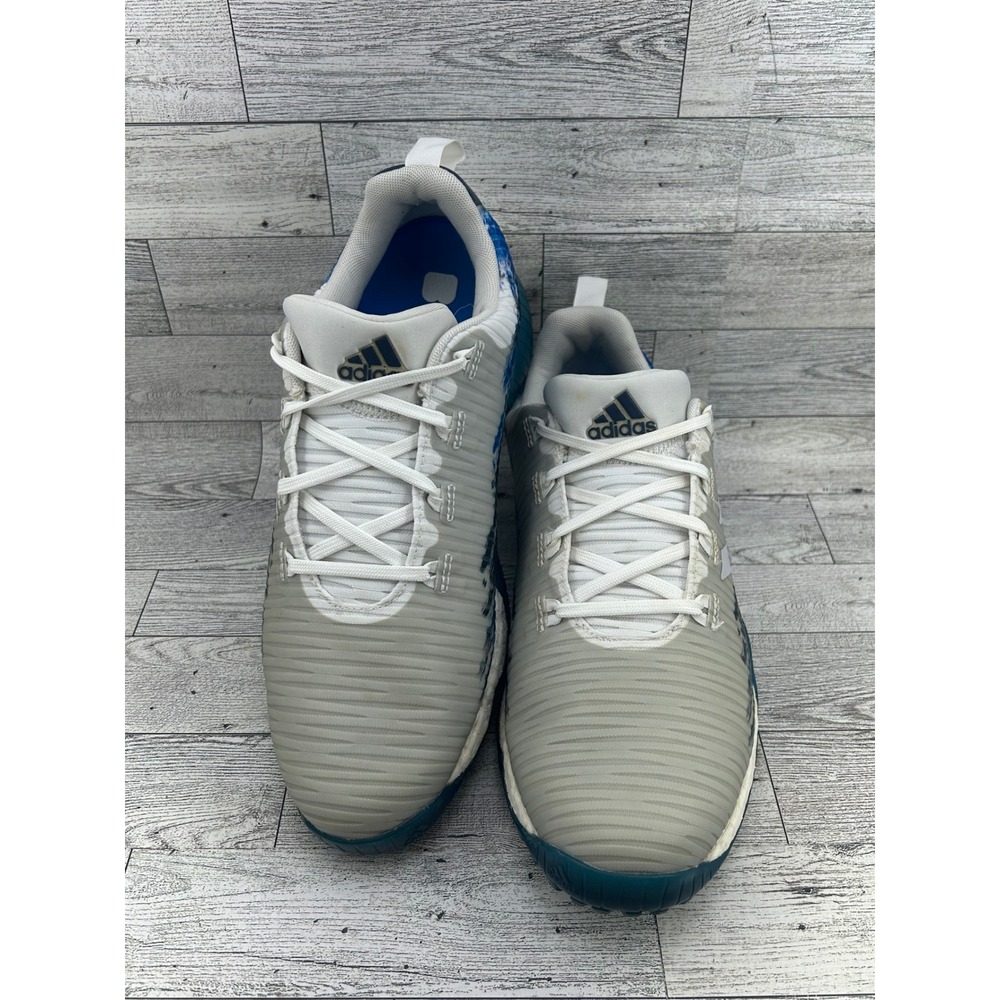 Adidas Golf Shoes Men's Size 9 White Blue Tour 360 GW5341